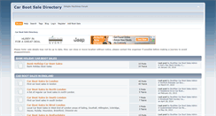 Desktop Screenshot of carbootsaledirectory.co.uk