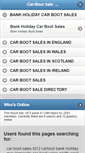 Mobile Screenshot of carbootsaledirectory.co.uk