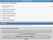 Tablet Screenshot of carbootsaledirectory.co.uk